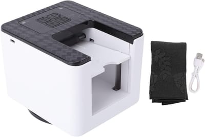 Automatische Kaarthandelaar - Kaartverdeler Machine - Thuis Spelen - 360 Graden Rotatie - 26 x 18 x 16 cm