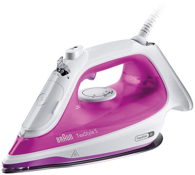 Braun TexStyle 5 SI5225PU - Stoomstrijkijzer - Glijdt Moeiteloos Achteruit - Zelfreinigend - Paars