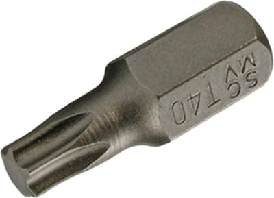 SW-Stahl 05333L schroefdraaibit, 10 mm 6-kant (3/8 inch) aandrijving, T40 x 30 mm, kort, zonder gat