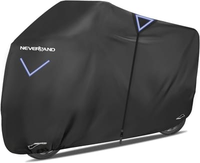 Waterdichte Motorhoes XL voor Buitenopslag – UV-Bescherming en Winddicht – Geschikt voor Motor, Scooter en Bromfiets