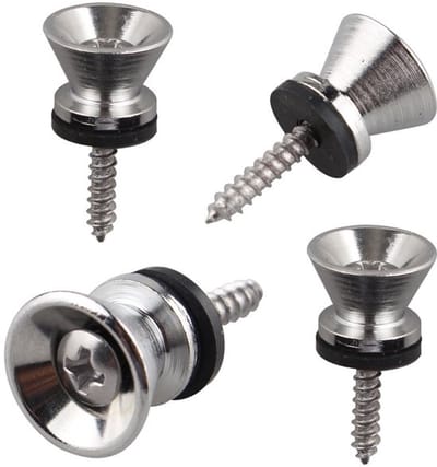 Dailygoody - Gitaar Band Knop Einde Pins - Metalen Vintage Stijl