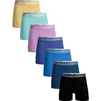 Muchachomalo – Boxershort Heren – Normale Lengte – Onderbroeken Heren – Boxershort – Ondergoed – 95% Katoen – 7 Pack – Maat 3XL