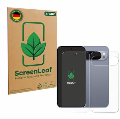 2 Stuks Screenprotector voor Google Pixel 10 Pro XL (Voor+Achter) - Hoogwaardige Beschermfolie transparant