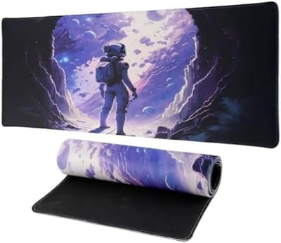 PromoHome Kinderbureau Onderlegger Zonnestelsel Universum Thema Afwasbaar Rubber Mat 30x80 cm Educatief Leerzaam Speels