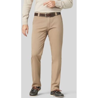Meyer - Broek Roma Chino Lichtbruin - Heren - Maat 26 - Regular-fit