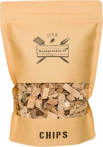 Eiken Chips 2 L | BBQ | Rookhout