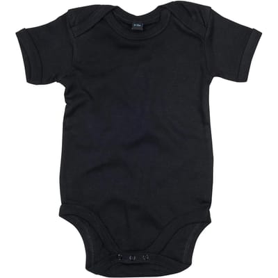 Babybugz Effen babybody (Zwart)