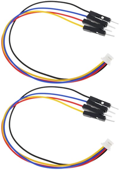 Allecto - JST-SH Female naar 4-Pin Male Kabel - 150mm - Verbinding - Voor Qwiic en SparkFun - Hoogwaardige kwaliteit - Ideaal voor projecten - Gesc...