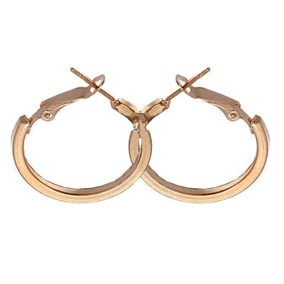 Fako Bijoux® - Oorringen - Stainless Steel - 25mm - Goudkleurig