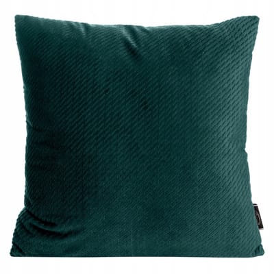 Eliza Sierkussenhoes Donkergroen 40x40 cm - Luxe Velours met Glitter