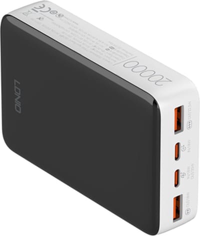 powerbank 20000 mah -Type C 20 W Snellaadfunctie met display LED PQ22 Universele -Powerbanks