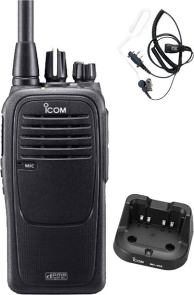 Icom IC-F29DR3 Digitaal portofoon met beveiliging headset