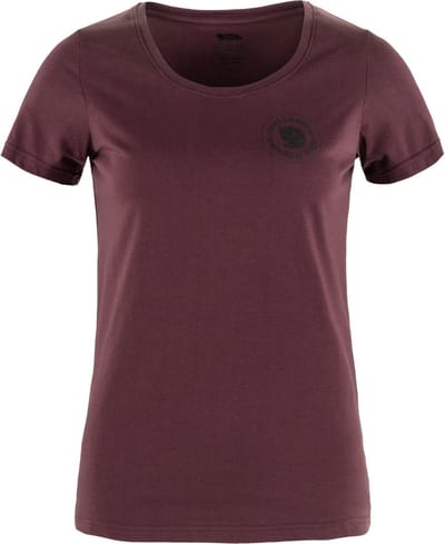 Fjallraven 1960 Logo T-shirt Women - Outdoorshirt - Dames - Port - Maat M