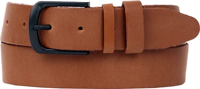Petrol Industries Riem Heren - Broekriem - Verstelbaar - Leer - Cognac - 85 cm - S