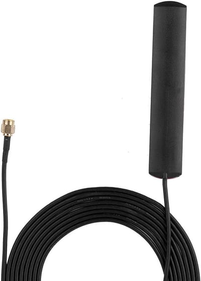 Breedband Scanner Antenne - Signaalontvanger Radio - Glasmontage Ontvangst - Krachtige Signaalontvangst - 17.98 x 6.99 x 3 cm