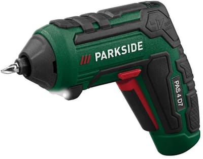 PARKSIDE® Accu-schroevendraaier 4V - 200 tpm - 10 Nm - USB-C oplaadbaar - incl. 30 bits