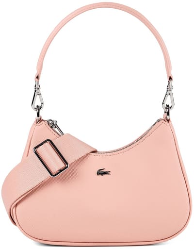 LACOSTE schoudertas Daily City Hobo Bag Miami zalmroze