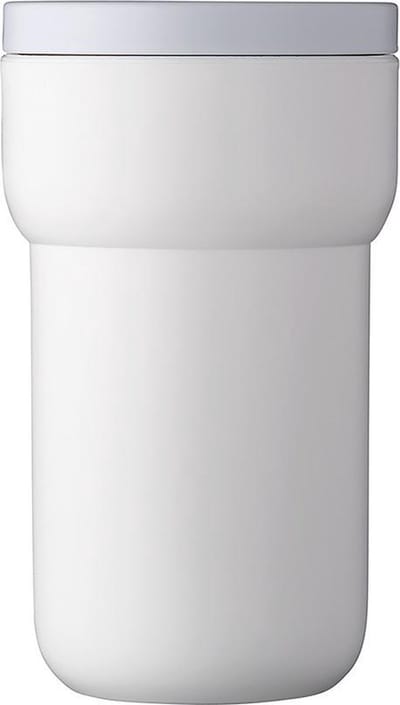 Mepal Reisbeker Ellipse 275 ml - houdt je drankje 30 minuten warm - wit - koffiebeker to go - lekdicht - travel mug