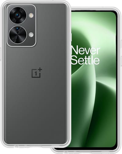 Hoesje Geschikt voor OnePlus Nord 2T - Sterk & Shockproof - Hoes Cover - Siliconen Case - Transparant