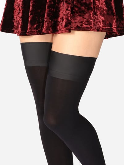 Merry Style Dames Hold-Up Kousen - 60 Denier - Licht glanzend - Elastisch - Polyamide - MS-GB-632 - Zwart - M-L