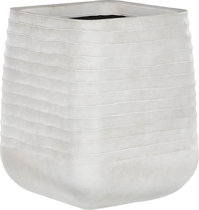 PARIKIA - Plantenbak - Wit - 49 cm - Polyresin
