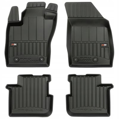 Frogum - 3D Pro-Line - Automatten Set - Geschikt voor FIAT TIPO Kombi vanaf 2015 - 4-delig - Hoge Rand 6cm