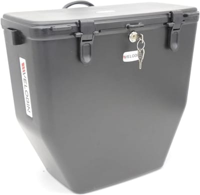 Waterdichte Fietsbagage Tas met Slot - Sluitbare Fietstas Zwart