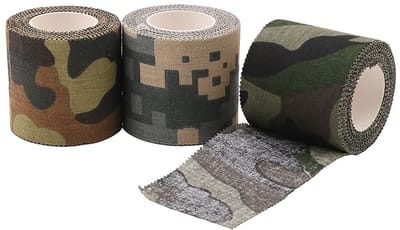 Dailygoods- Camouflage Tape 10m - Waterdicht - Antislip - Slijtvast - Beschermend - Herbruikbaar - Voorkomt gladheid