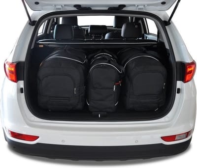 Kia Sportage 2016+ 4-delig Reistassen Op Maat Auto Interieur Organizer Kofferbak Accessoires