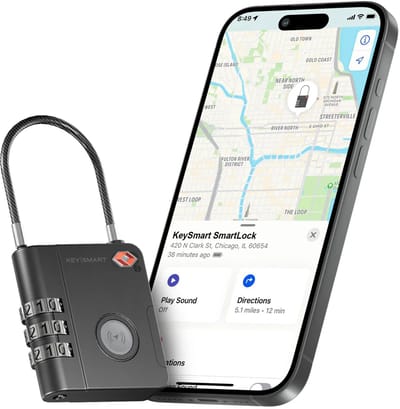 KeySmart SmartLock Bagageslot Met Apple Find My App