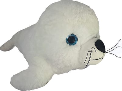 Zeeleeuw Wit Pluche Knuffel 35 cm {Sea Lion Plush Toy | Speelgoed Knuffeldier voor kinderen jongens meisjes}