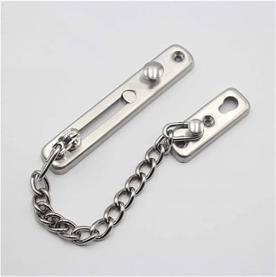 Metalen Deurketting - Huishoud Ketting - Extra Beveiliging - Antidiefstal Staal - One Size - Zilver
