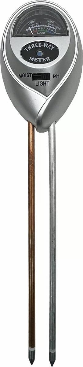 Talen Tools - Drievoudige meter - Vochtigheidsmetermeter - PH Meter en Lichtmeter