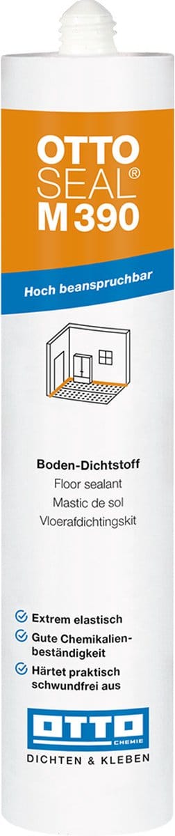 Ottoseal M390 vloerkit MS polymeer - 310 ml koker - basalt - voor parket en houten vloeren