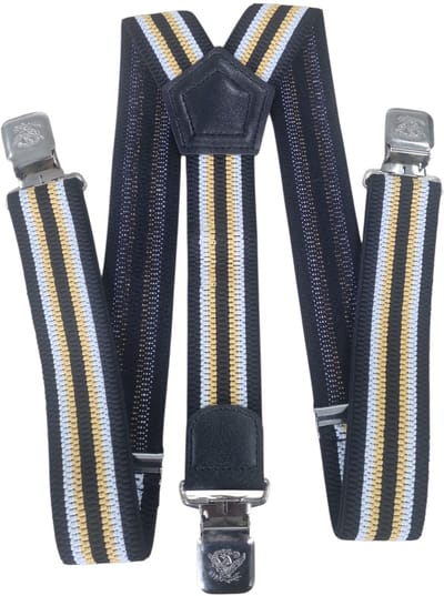 Heren - Dames Bretels – 3 brede stalen clips bretel - Unisex volwassenen -Motorrijders – Spijkerbroek – Beroepskleding – Skikleding