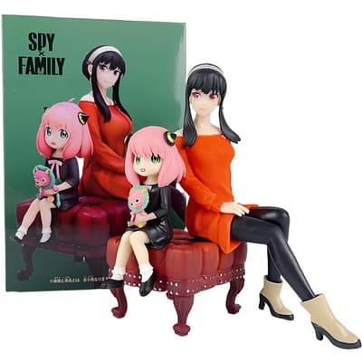 Figurine Anime 16CM SPY×FAMILY Anya Alstreim Yor Forger Figurine d'Action en PVC Décoration de Table Modèle Jouet Cadeau Pour Enfants