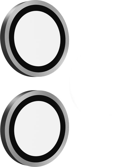 BodyGuardz Pure 3 lensbeschermers iPhone 17 – Gemaakt van 60% gerecycled glas – Biedt 9x sterkere bescherming – Transparant ontwerp beïnvloedt fotokwaliteit niet - Grijs