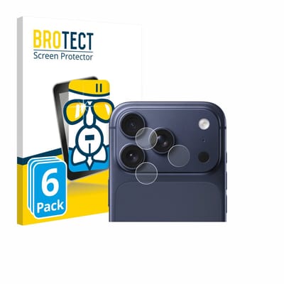 Screenprotector 6 Stuks voor Apple iPhone 17 Pro (ALLEEN Camera Lens) Beschermglas transparant