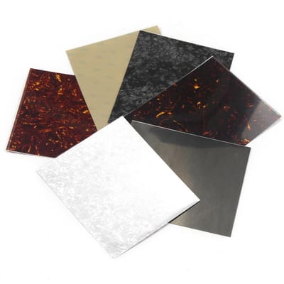 Leeg slagplaatvel Materiaal Krasplaat voor Akoestische Gitaren DIY Custom PVC Zwart 1 STUKS zwart
