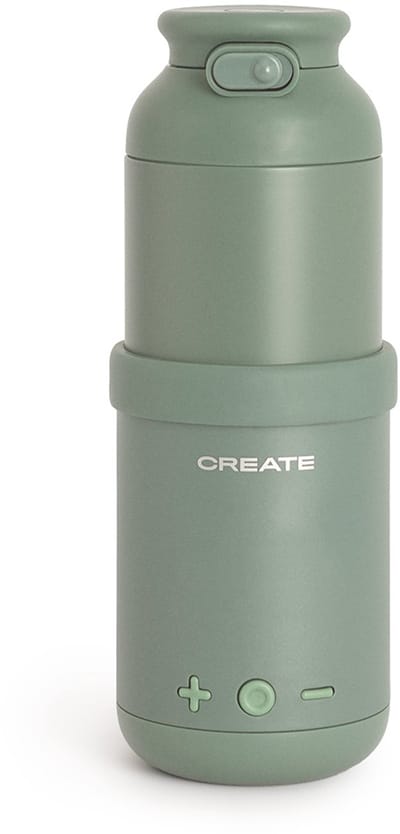 CREATE - Melk- en waterverwarmer voor babyflesjes met temperatuurregelaar - Sage - BABY PORTABLE MILK WARMER