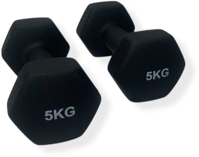 Padisport Dumbells 5kg - Dumbells - Gewichten - Dumbells 5kg - Gewichten 5 Kg - 5kg Dumbells – Zwart