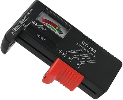 Universele Batterij Tester voor AA, AAA, C, D, 9V en Knoopcellen | Spanningsmeter