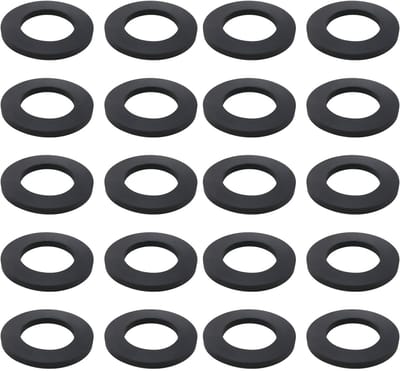 Set van 2 Nitril Rubber Wasmachines 3/4 inch voor Wasmachine en Vaatwasser - Ronde Spacer Wasmachines voor Koud Water Inlaat Slang
