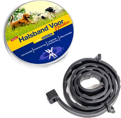 TeekShield Halsband - Hond/Puppy - Zwart - Comfortabele Siliconen Halsband in Verstelbaar Design