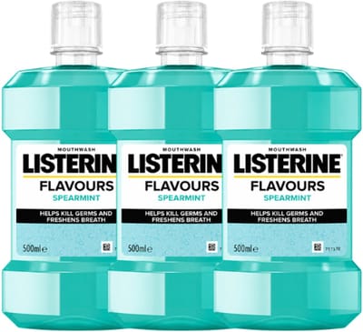 Listerine Spearmint Mondwater - 3 x 500 ml