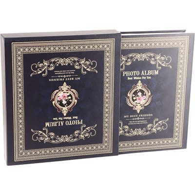 6 & 4 Album Photo Pour 500 Photos Type d'Insertion Mixte Couverture en Carton Albums Photo(Vert foncé) blanc