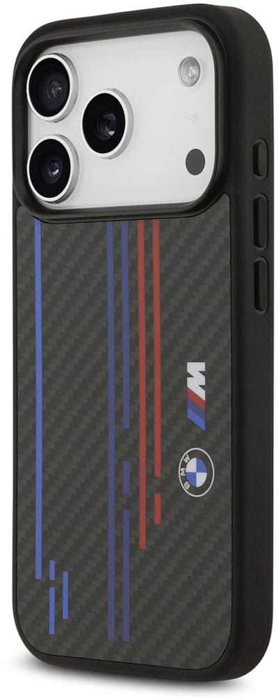 Bmw M Kevlar Lines Logo Magsafe Case Voor Iphone 17 Pro Met Systeem