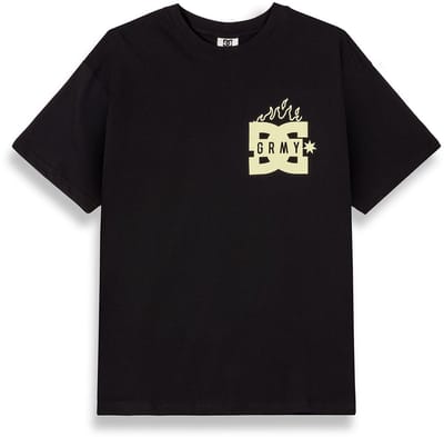 Grimey The Swarm Dc Shoes X Raw Honey Regular T-shirt Zwart S Man,Vrouw