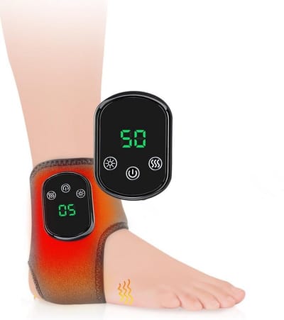 Verwarmend Voetmassageapparaat met Drievoudige Massage voor Pijnbestrijding en Ontspanning