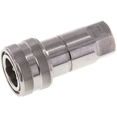 RVS DN 6.3 Hydraulische Koppeling Snelkoppeling G 1/4 inch Binnendraad ISO 7241-1 B D 14.2mm